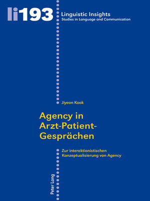 cover image of Agency in Arzt–Patient-Gespraechen